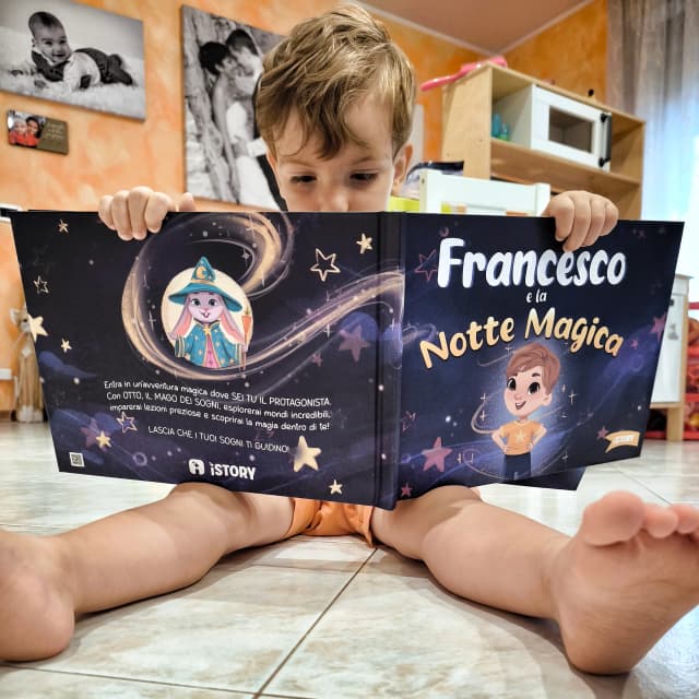francesco reading la notte magica book