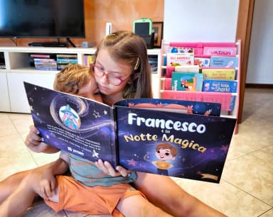 sisters reading la notte magica book